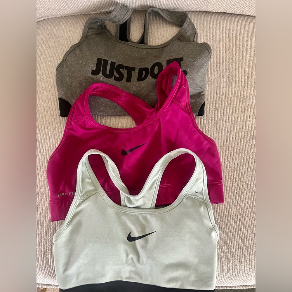***SET OF 3*** Nike sports bras (size XS)